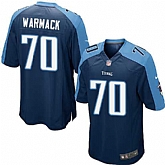 Nike Men & Women & Youth Titans #70 Warmack Navy Blue Team Color Game Jersey,baseball caps,new era cap wholesale,wholesale hats